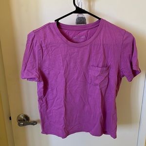 Everlane hot pink pocket tee